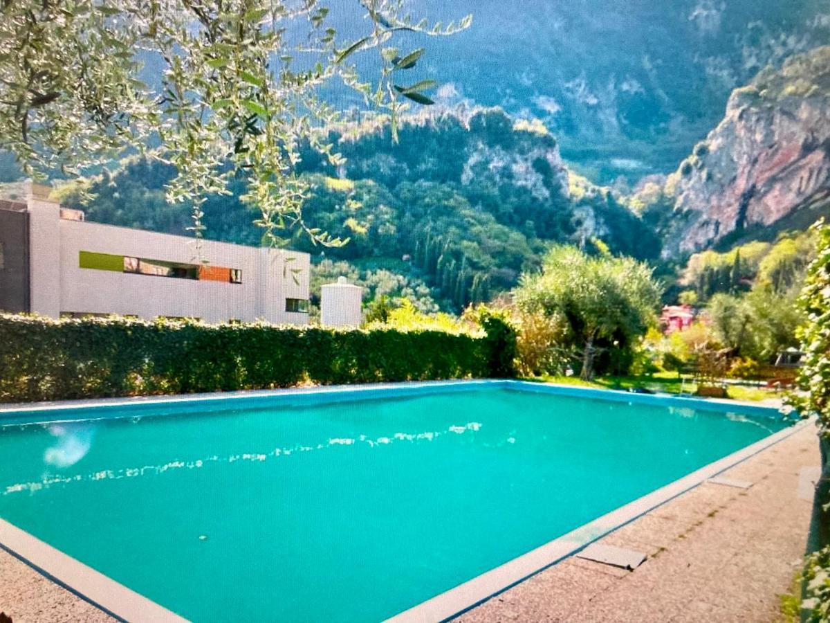 Appartamento Peppino Mit Seeblick Und Pool ริวาเดลการ์ดา ภายนอก รูปภาพ